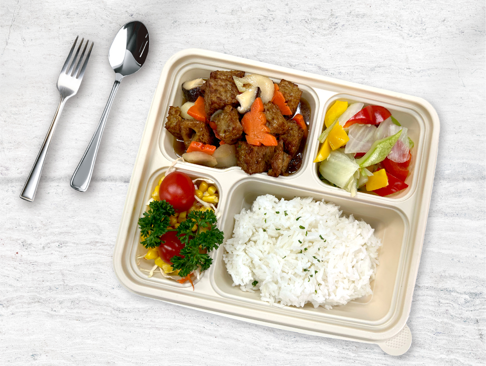 豐盛飯盒 - 新鮮美味餐盒