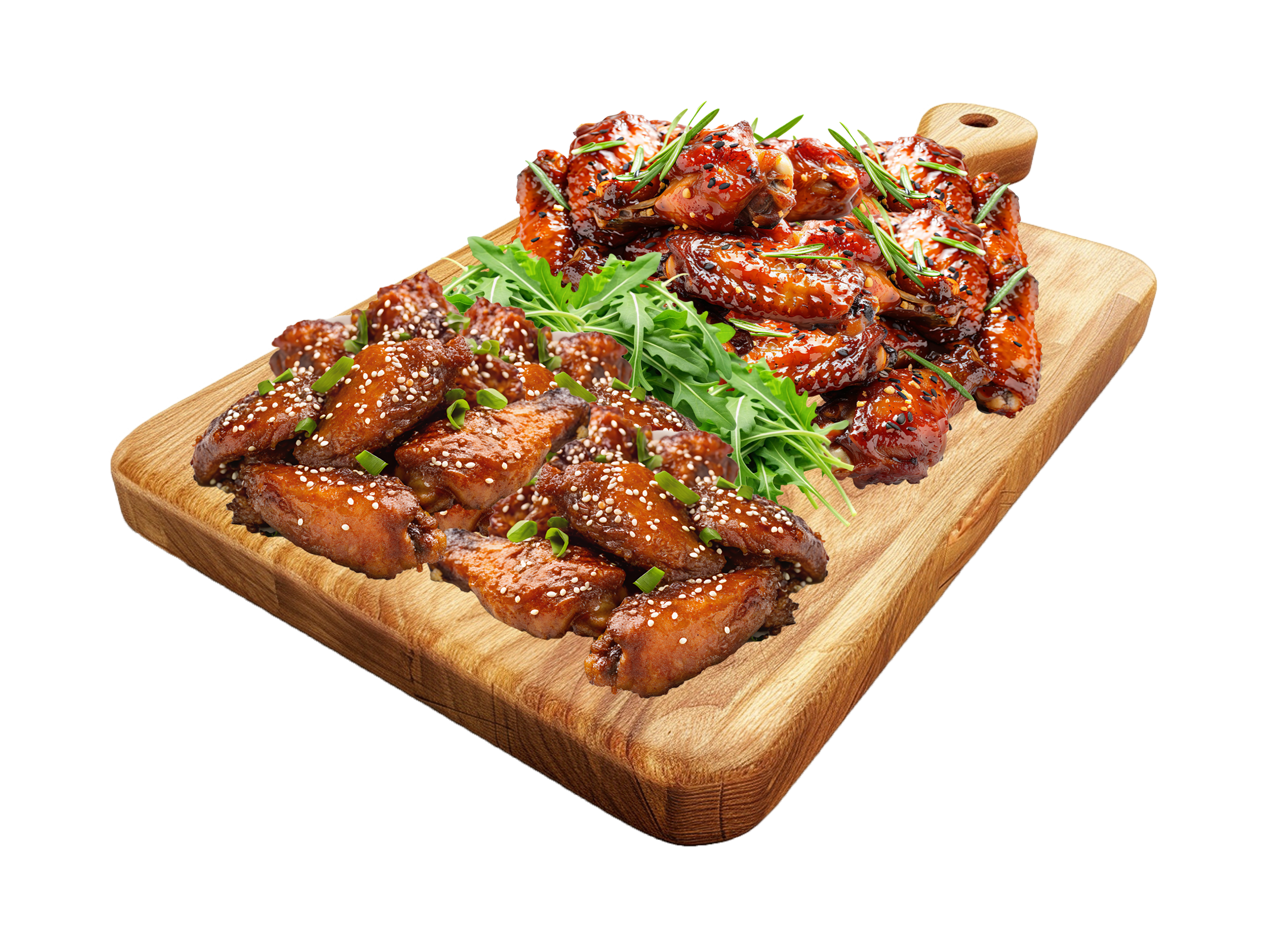 黑椒雞中翼拼柚子雞中翼