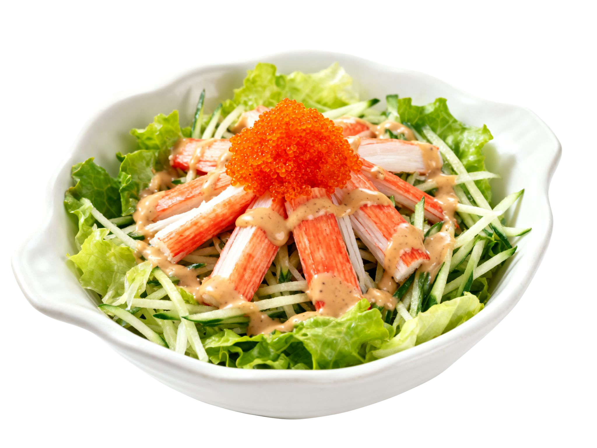 日式蟹籽蟹柳沙律